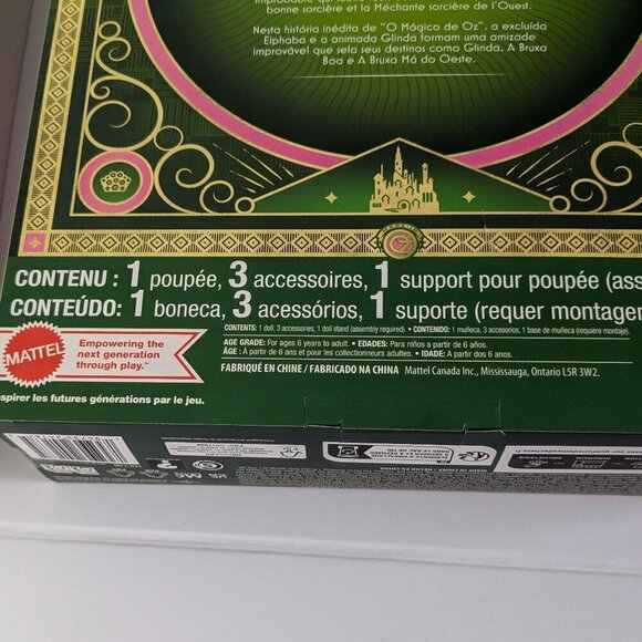 Mattel Wicked Movie DELUXE Elphaba Witch Fashion Doll - URL Misprint Error - Picture 14 of 16